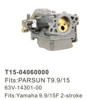 2 STROKE -  T9.9/15 - Carburetor Assembly - 63V-14301-00 - T15-04060000 - Parsun